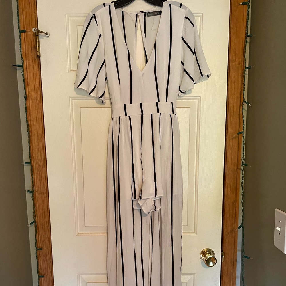 Pin stripe Romper/dress